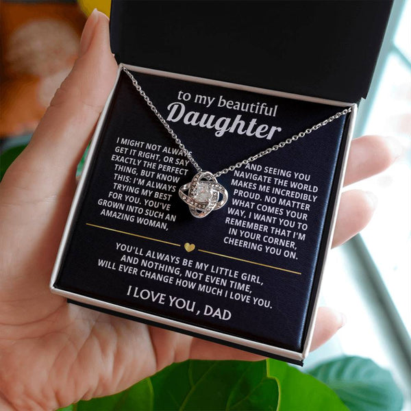 To My Beautiful Daughter, I'm always proud and love you.