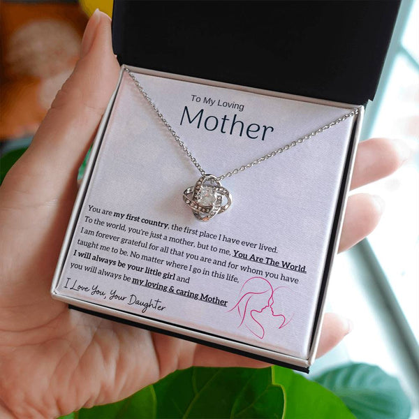 To My Loving Mother - You are my sunshine, I will always be your little girl (Almost Gone) - Love Knot