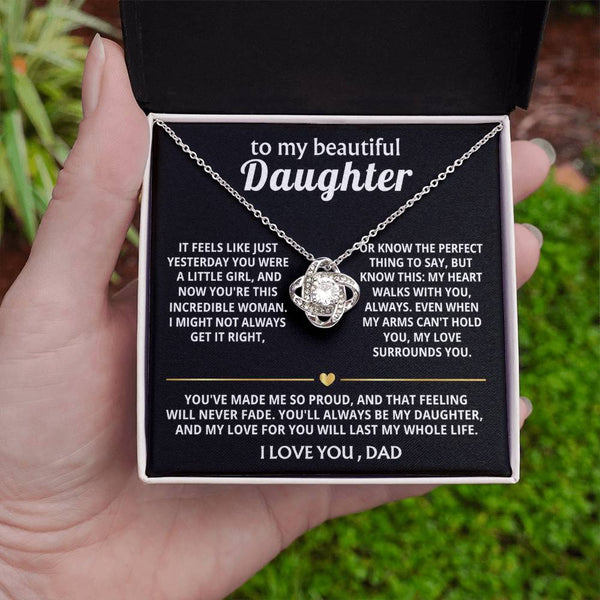 To My Beautiful Daughter, My heart walks with you, always. — [Lux] - Love Knot