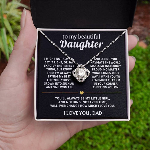 To My Beautiful Daughter, I'm always proud and love you.