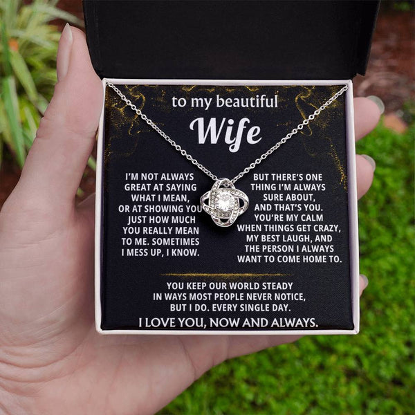 To My Wife, You're my calm, my best laugh, my home.