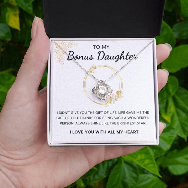 Bonus Daughter Present , Daughter in Law Gift, Bonus Daughter Jewelry , Heart Shape ,Gift