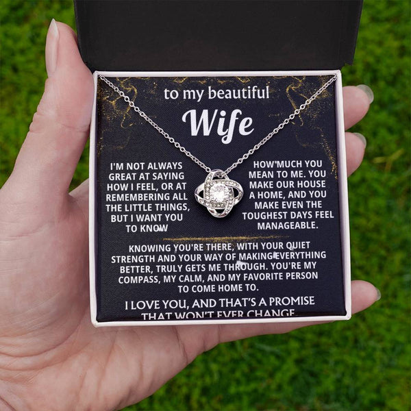 To My Wife, You're my compass, calm, and home.