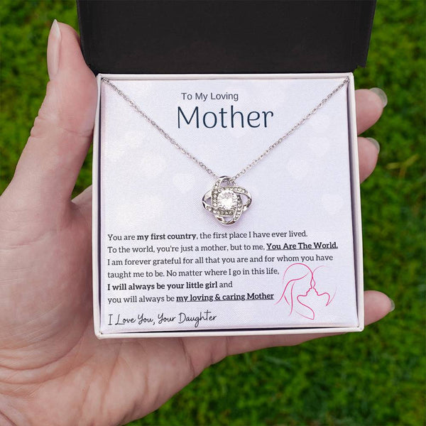 To My Loving Mother - You are my sunshine, I will always be your little girl (Almost Gone) - Love Knot