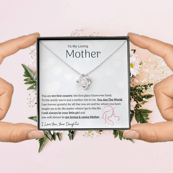 To My Loving Mother - You are my sunshine, I will always be your little girl (Almost Gone) - Love Knot
