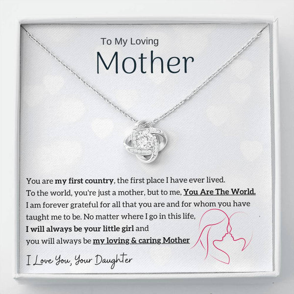 To My Loving Mother - You are my sunshine, I will always be your little girl (Almost Gone) - Love Knot