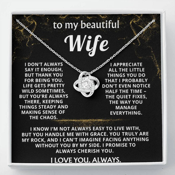 To My Wife, Thank you for being my rock.