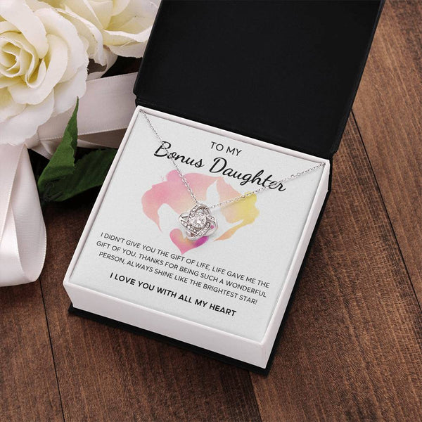 Bonus Daughter Gift, Daughter in Law Gift, Birthday Gift Daugther in Law, Top Gift for Girls , Love Knot