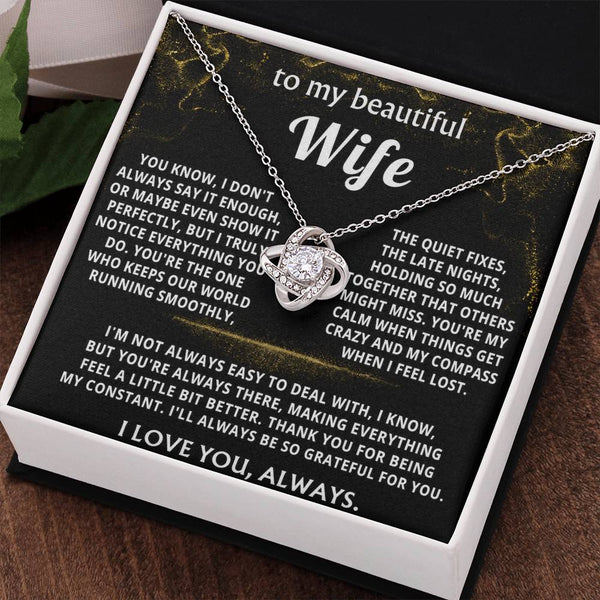 To My Wife, You are my steady calm and compass.