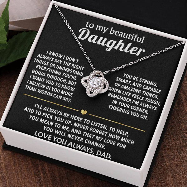 To My Beautiful Daughter, I'm always in your corner. — [Lux] - Love Knot