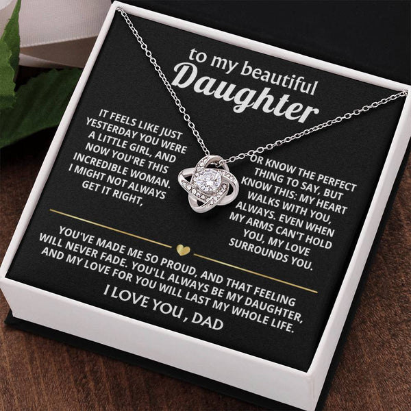 To My Beautiful Daughter, My heart walks with you, always. — [Lux] - Love Knot