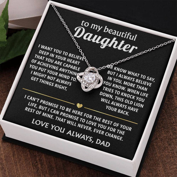 To My Beautiful Daughter, I always believe in you, more than you know.