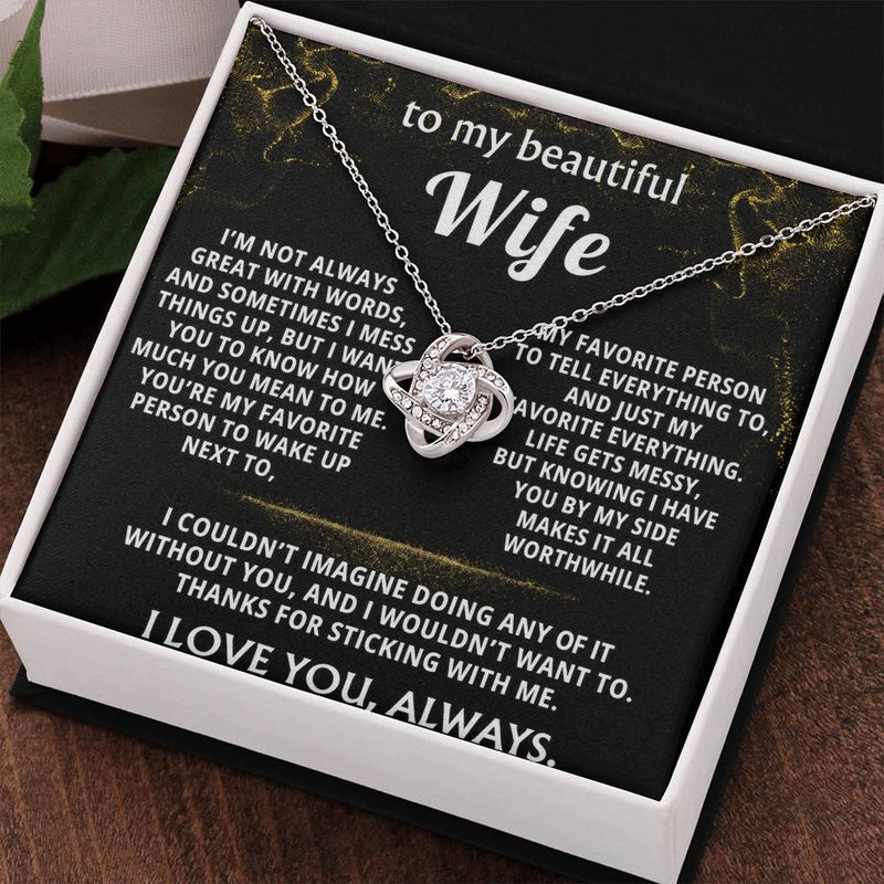 To My Wife, You're my favorite everything.
