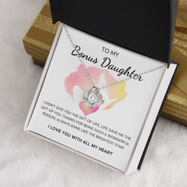 Bonus Daughter Gift, Daughter in Law Gift, Birthday Gift Daugther in Law, Top Gift for Girls , Love Knot