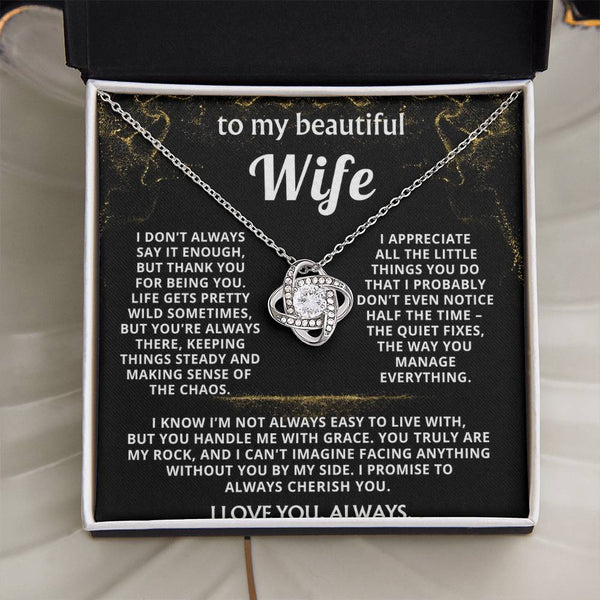 To My Wife, Thank you for being my rock.
