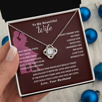 To My Wife , Gift For Soulmate , Gift For Wife, Wife Birthday Gift, Anniversary Gift For Wife, Wife Necklace , Christmas Gift For Her