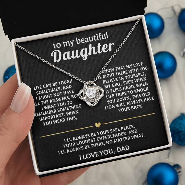 To My Beautiful Daughter, My love is always right there with you.