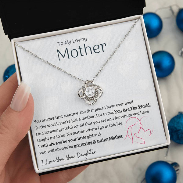 To My Loving Mother - You are my sunshine, I will always be your little girl (Almost Gone) - Love Knot