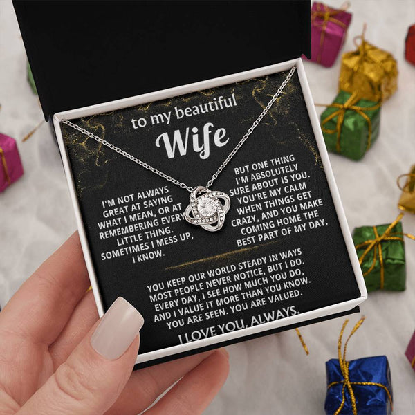 To My Wife, You make coming home the best part of my day.