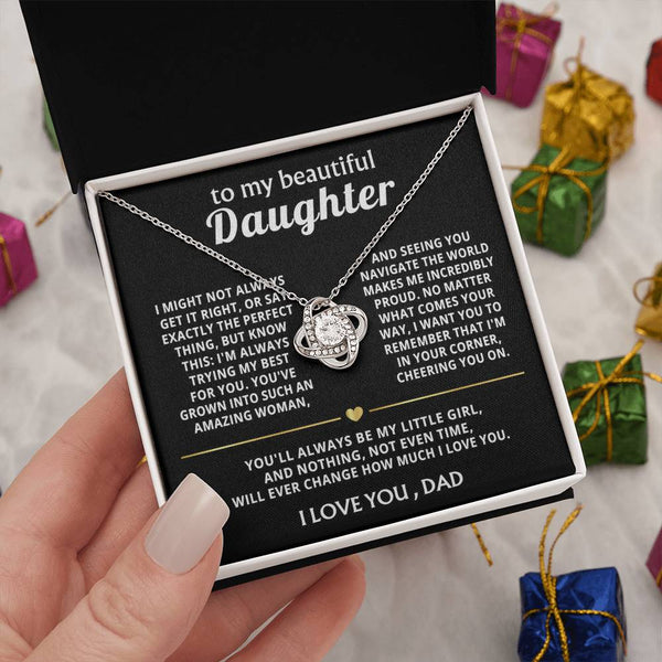 To My Beautiful Daughter, I'm always proud and love you.