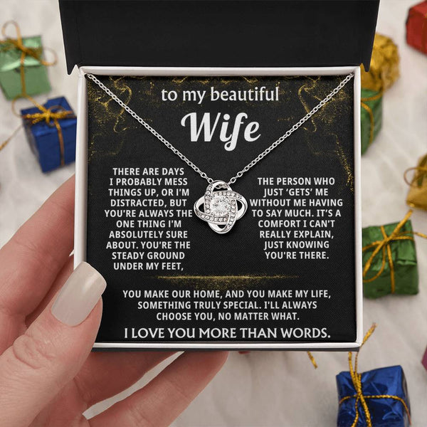 To My Wife, You are my steady ground.