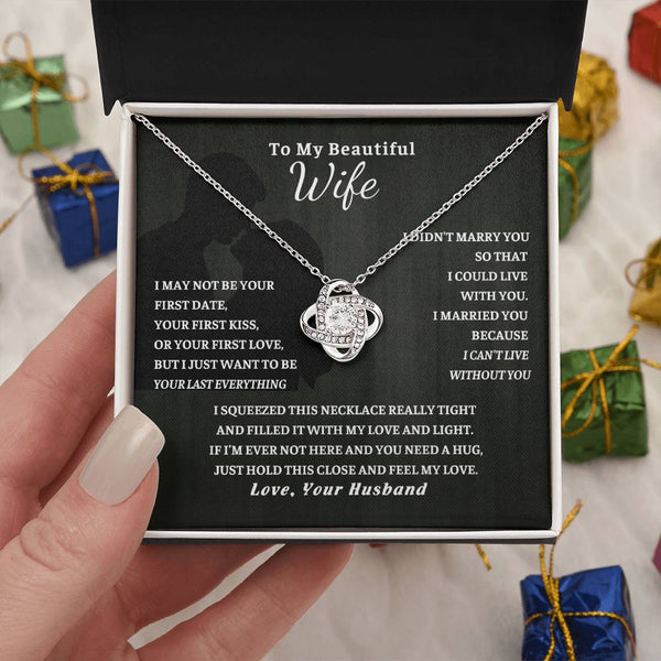 Gift For Wife, Wife Birthday Gift, Anniversary Gift For Wife, Wife Necklace , Love Card