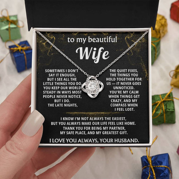 To My Wife, You make our life feel like home. — [Lux] - Love Knot