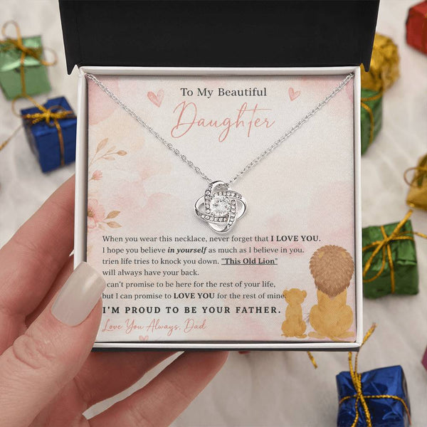 To My Daughter, I'll always have your back. — [Lux] - Love Knot
