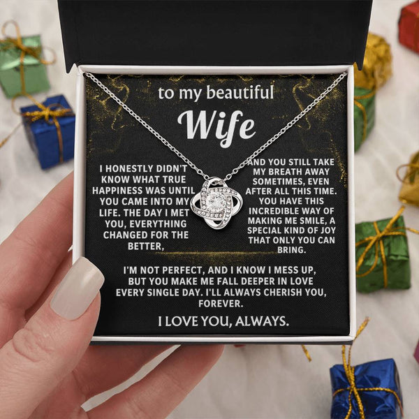 To My Wife, You are my true happiness, always.