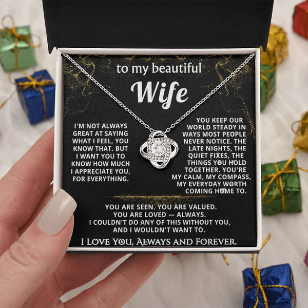 To My Wife, You're my everyday worth coming home to.