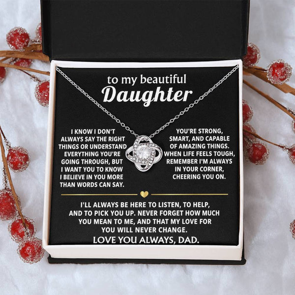 To My Beautiful Daughter, I'm always in your corner. — [Lux] - Love Knot