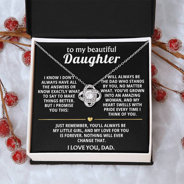 To My Beautiful Daughter, I'm always proud and forever by your side.