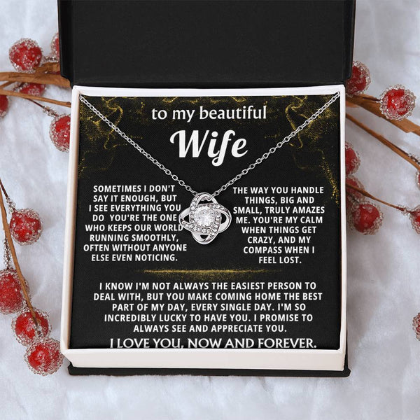 To My Wife, You are my calm and compass.