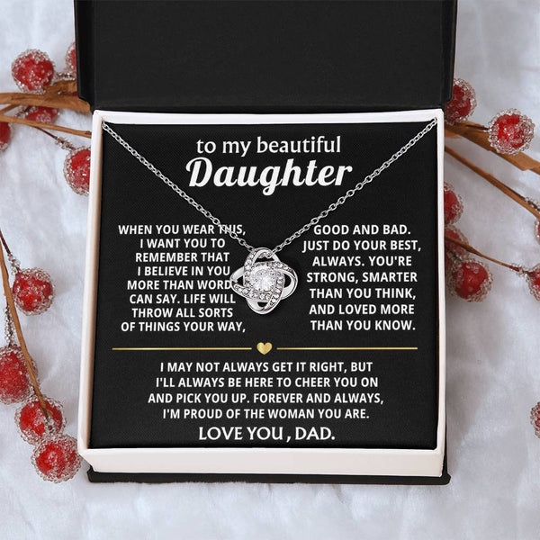 To My Beautiful Daughter, I believe in you, always.
