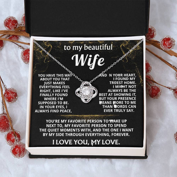 To My Wife, You are my forever home.