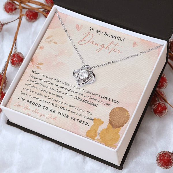 To My Daughter, I'll always have your back. — [Lux] - Love Knot