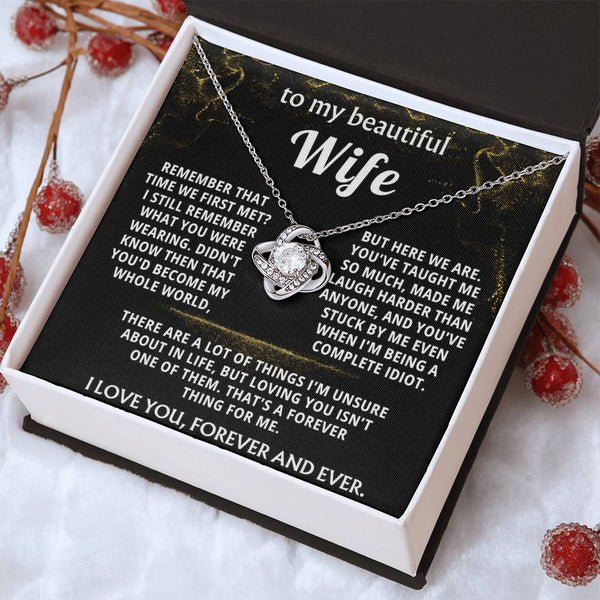 To My Wife, You are my whole world, forever.