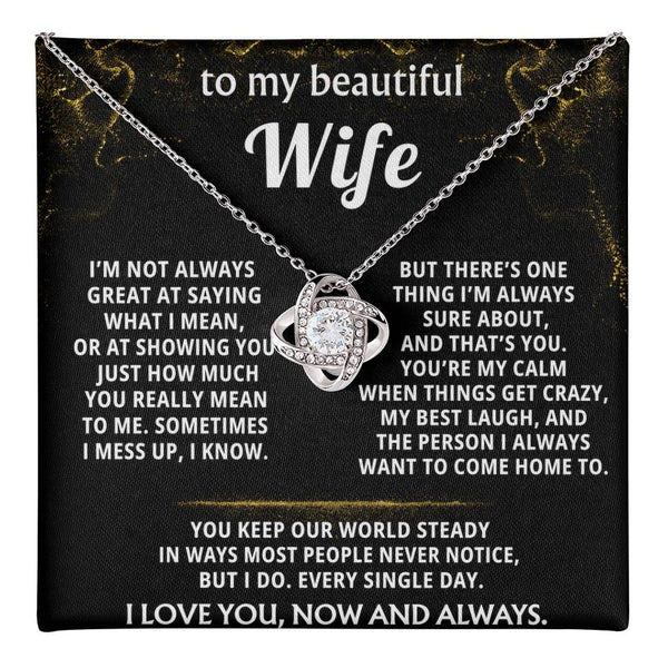 To My Wife, You're my calm, my best laugh, my home.