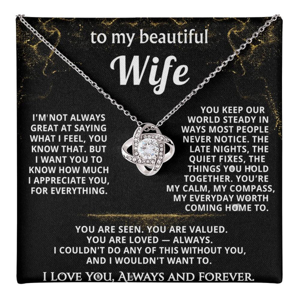 To My Wife, You're my everyday worth coming home to.