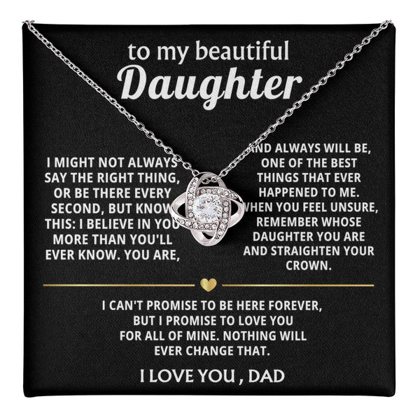 To My Beautiful Daughter, I believe in you always.