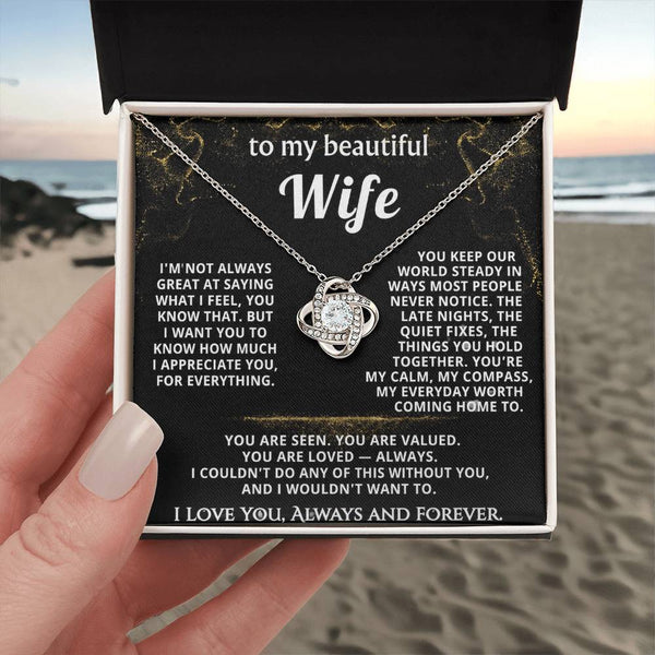 To My Wife, You're my everyday worth coming home to.
