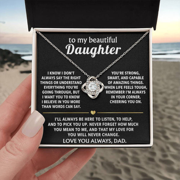 To My Beautiful Daughter, I'm always in your corner. — [Lux] - Love Knot