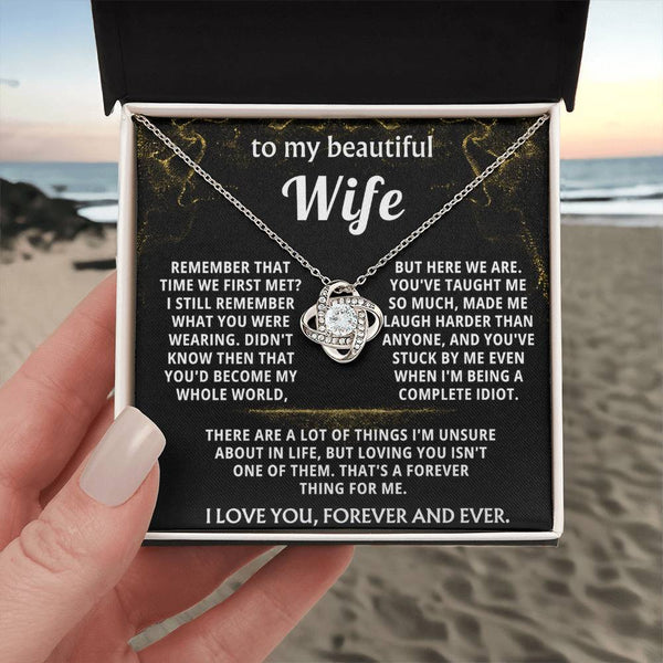 To My Wife, You are my whole world, forever.
