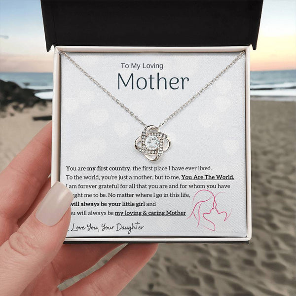 To My Loving Mother - You are my sunshine, I will always be your little girl (Almost Gone) - Love Knot