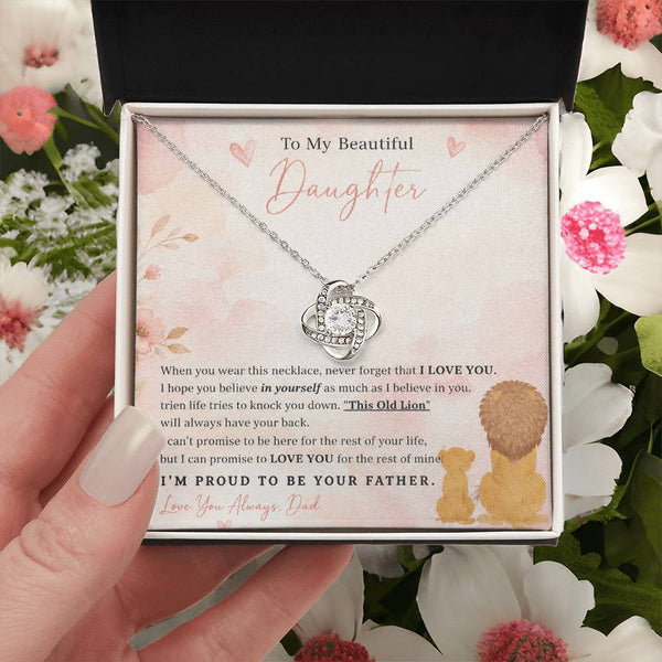 To My Daughter, I'll always have your back. — [Lux] - Love Knot
