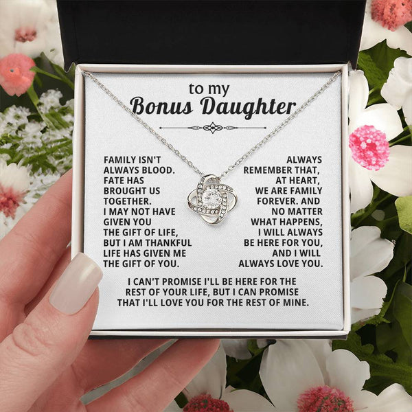 To My Bonus Daughter, FATE HAS BROUGHT US TOGETHER ( Love Knot )