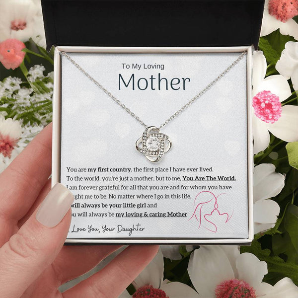 To My Loving Mother - You are my sunshine, I will always be your little girl (Almost Gone) - Love Knot
