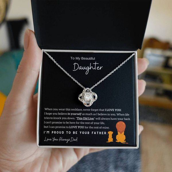 (Almost Sold Out) To My Beautiful Daughter, I'm Proud To Be Your Father - Love Knot