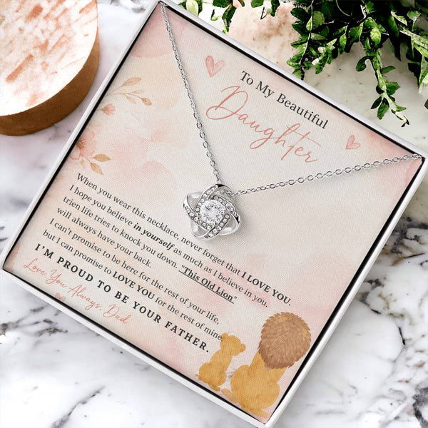 To My Daughter, I'll always have your back. — [Lux] - Love Knot