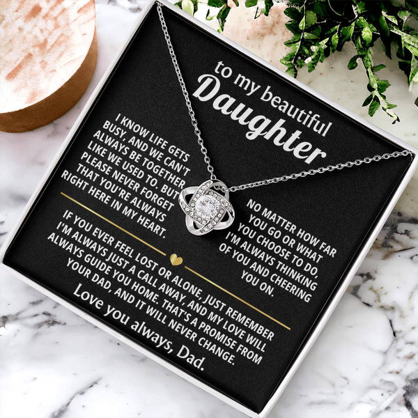To My Beautiful Daughter, You're always right here in my heart.